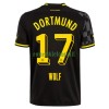 Maillot de Supporter BVB Borussia Dortmund Wolf 17 Extérieur 2022-23 Pour Homme